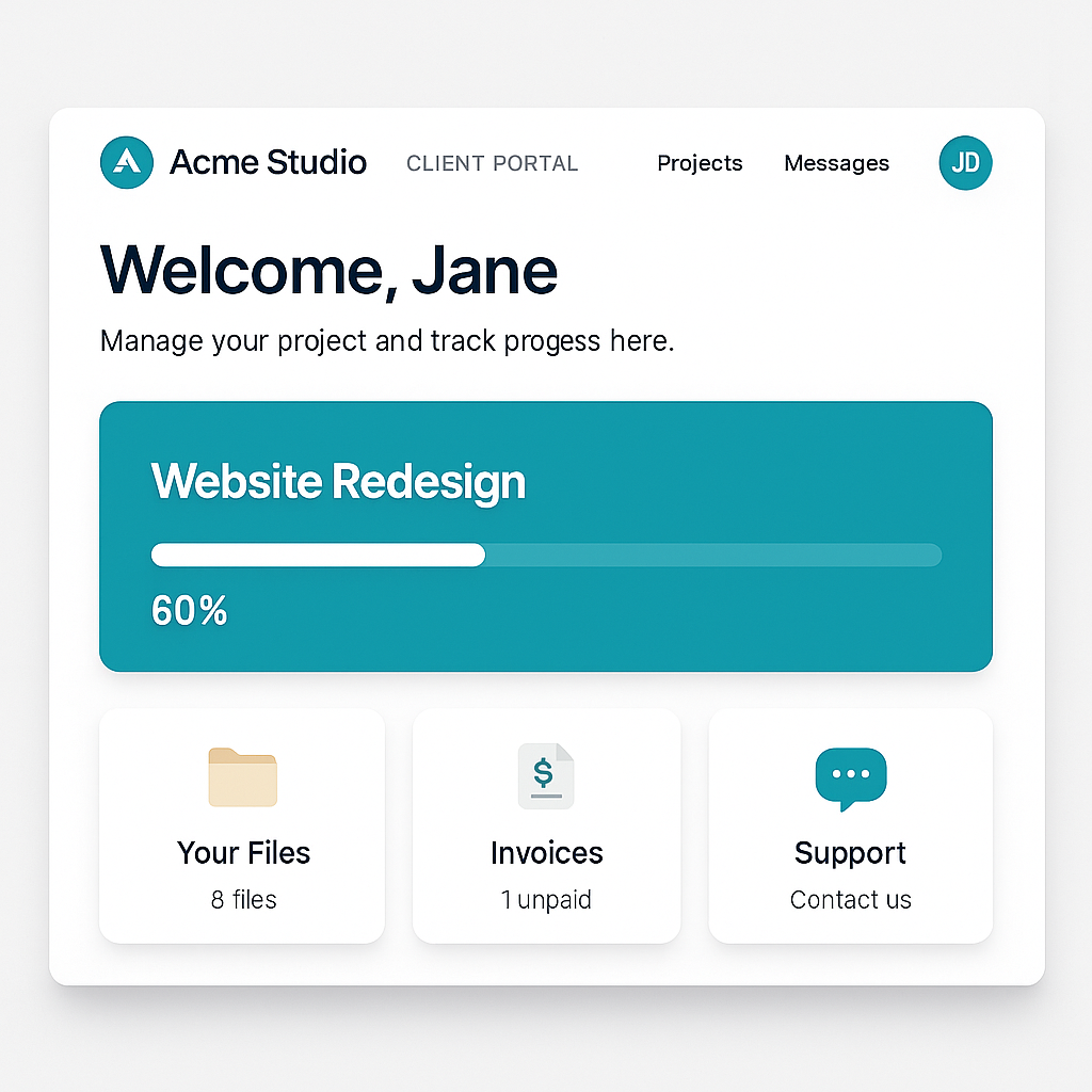 Client Portal UI